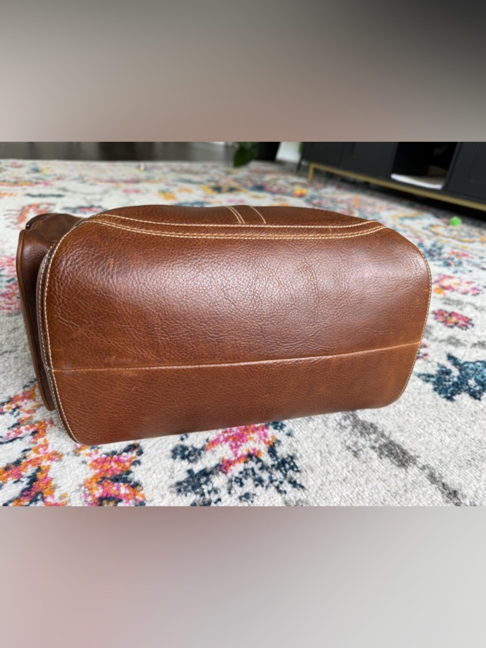 2006 Coach Mia SoHo Tote Whiskey Braided Straps Leather Vintage Y2K Satchel - Picture 12 of 12